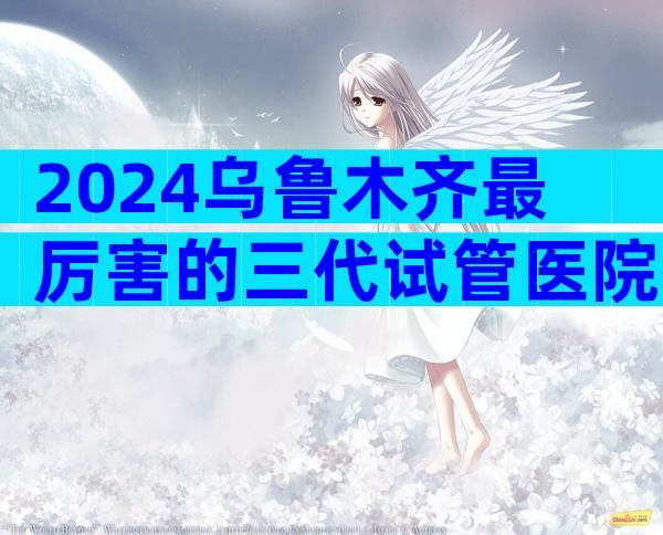 2024乌鲁木齐最厉害的三代试管医院排名已更新