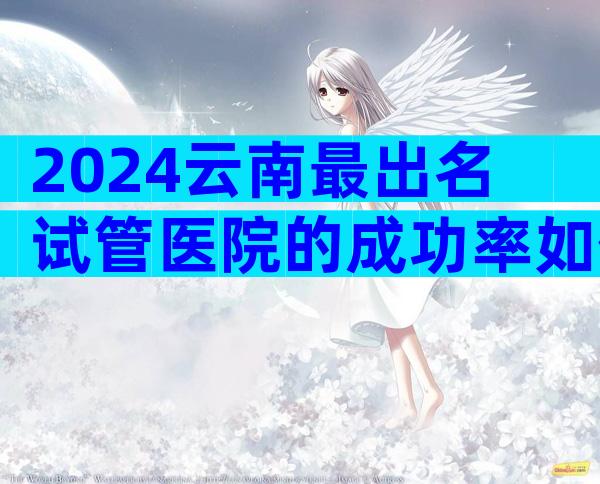 2024云南最出名试管医院的成功率如何？