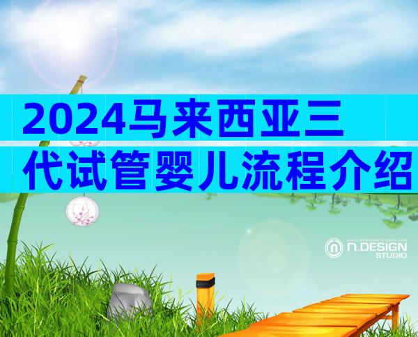 2024马来西亚三代试管婴儿流程介绍，3个步骤就能助你好孕