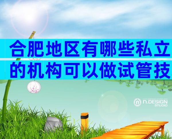 合肥地区有哪些私立的机构可以做试管技术？孕妇梦到自己和别人打架是在预示**女吗？