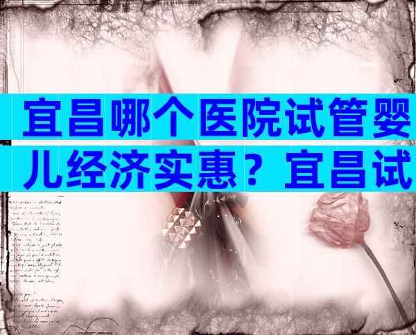 宜昌哪个医院试管婴儿经济实惠？宜昌试管私立医院