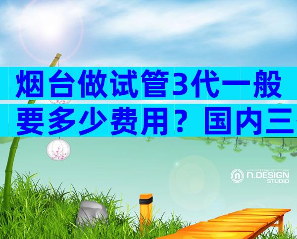 烟台做试管3代一般要多少费用？国内三代试管现状分析