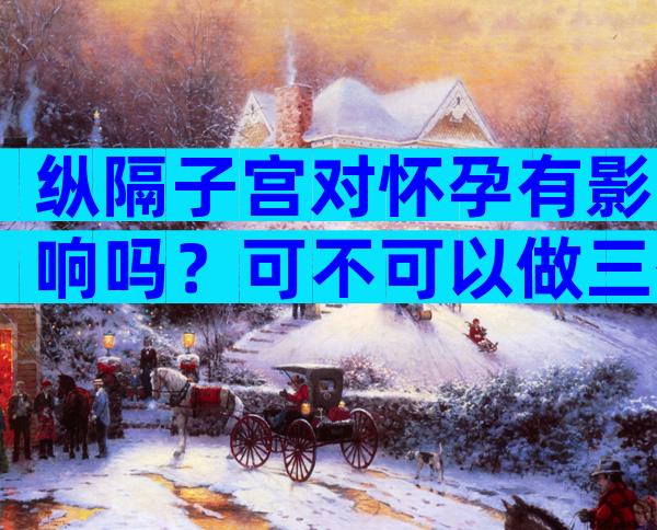 纵隔子宫对怀孕有影响吗？可不可以做三代试管婴儿？