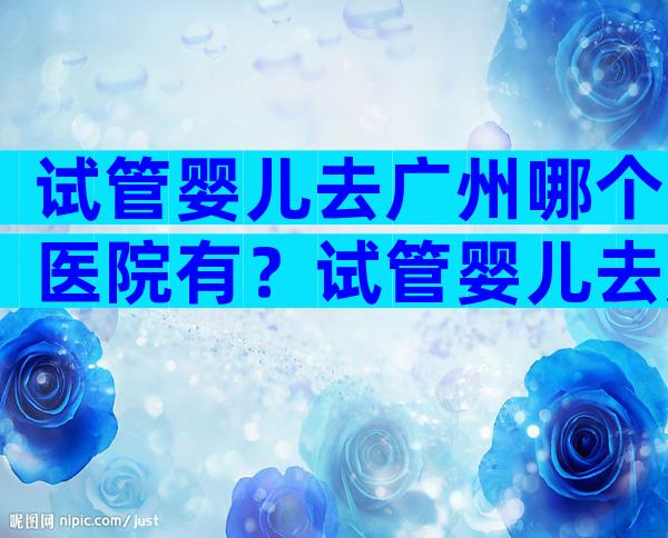 试管婴儿去广州哪个医院有？试管婴儿去广州哪个医院有风险？