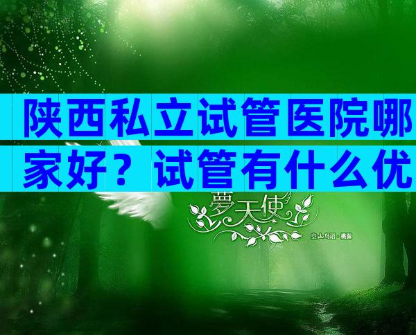 陕西私立试管医院哪家好？试管有什么优点